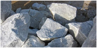 Chaîne de production du calcaire