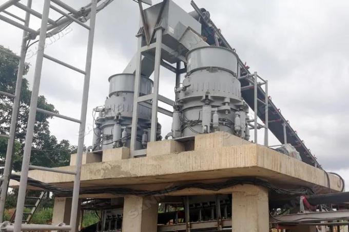 Ligne de production de granit 300tph au Nigeria
