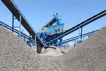 Ligne de production de granit 250t / h en Inde