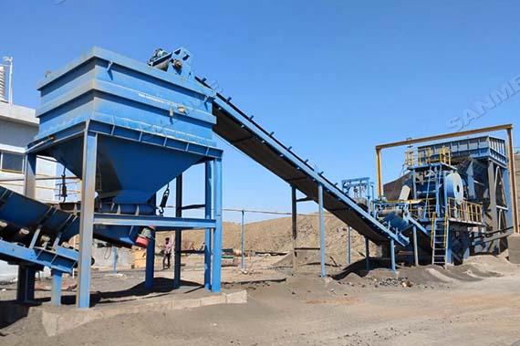 Ligne de production de granit 250t / h en Inde