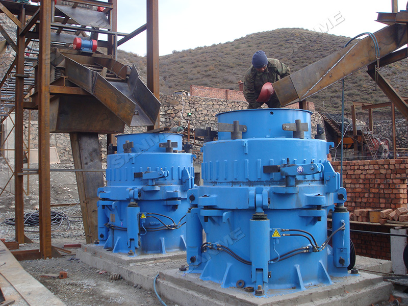 Le concasseur à cône hydraulique SANME E-SMS réalise un bond en avant en termes de performances