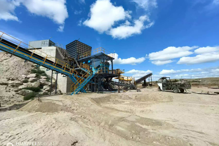 Ligne de concassage de granit de 500 t/h au Kazakhstan