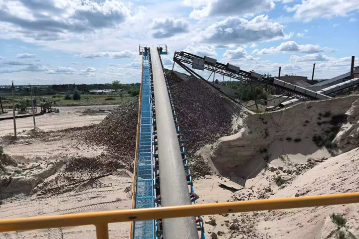 Ligne de concassage de granit de 500 t/h au Kazakhstan