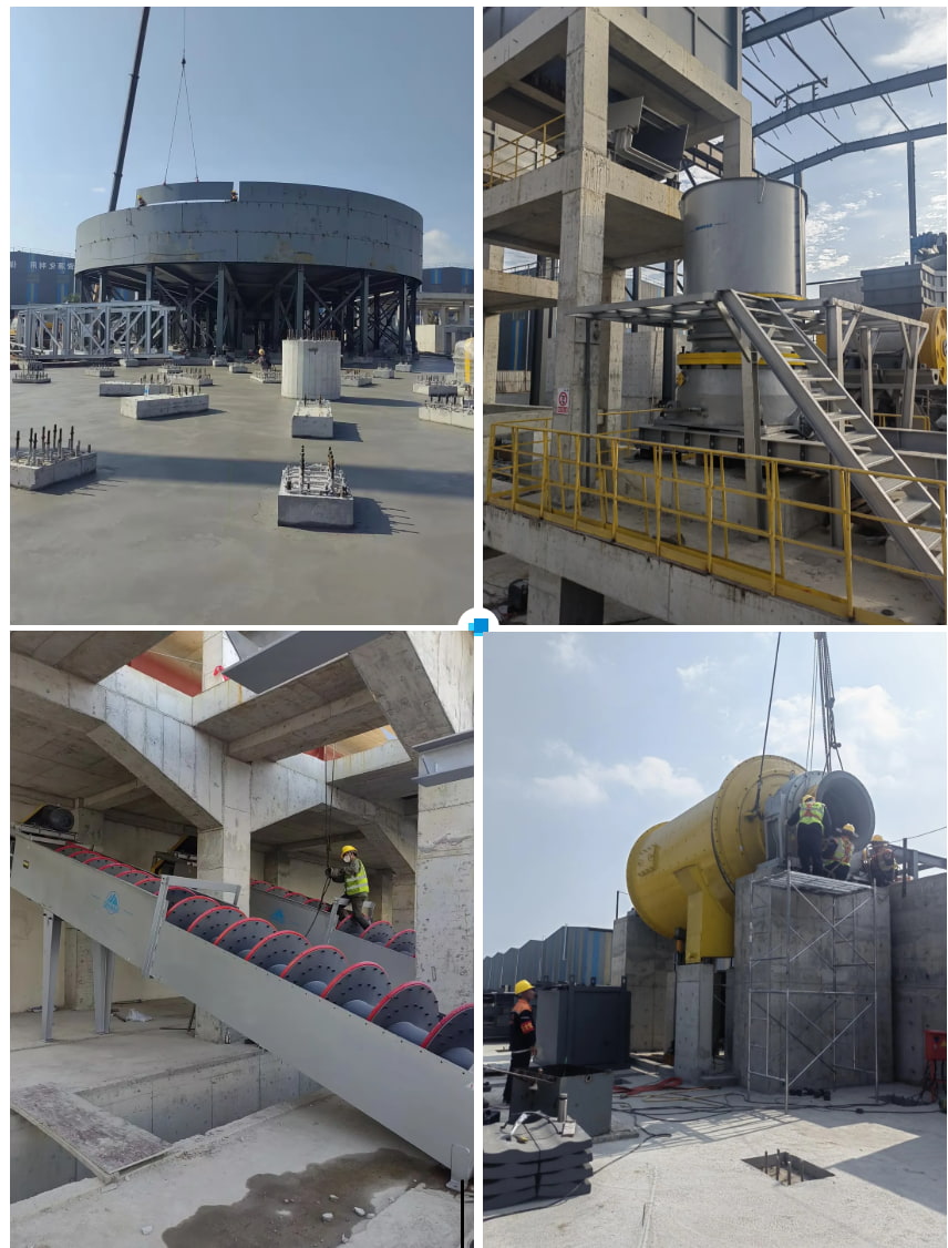 Le projet de valorisation des résidus miniers à Hainan progresse de manière ordonnée, assurant pleinement linstallation des équipements