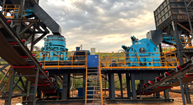 Ligne modulaire de concassage et de criblage de granit de 200 t/h en République démocratique du Congo